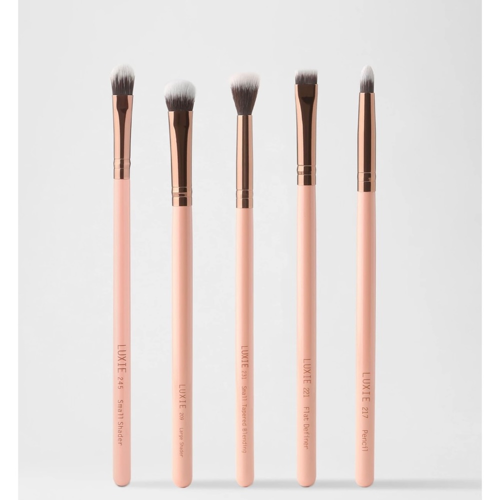 Luxie Eyeconic (Eye) Brush Set- Rose Gold